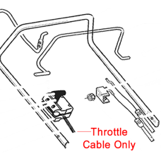 AL-KO Replacement Throttle Cable (AK332980)