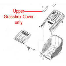 AL-KO Lawnmower Grassbag Upper Box Cover 46346540