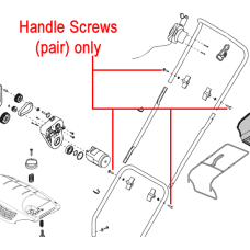 AL-KO Lawnmower Handle Bolt Screws (x2) 704734